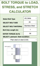 bolt torque calculator preview