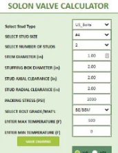 valve leak prevention calculator preview